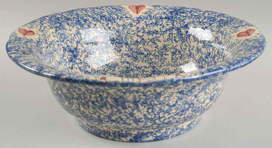 Molly's Cows Blue 11" Large Salad Serving Bowl by Molly Dallas-1