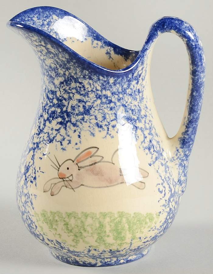 Molly's Cows Blue 12 Oz Pitcher by Molly Dallas-1