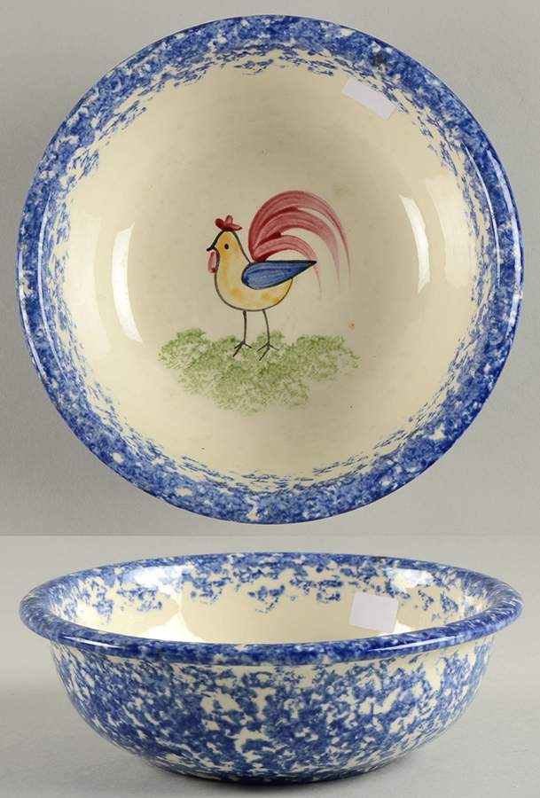 Molly's Cows Blue Coupe Soup Bowl by Molly Dallas-1