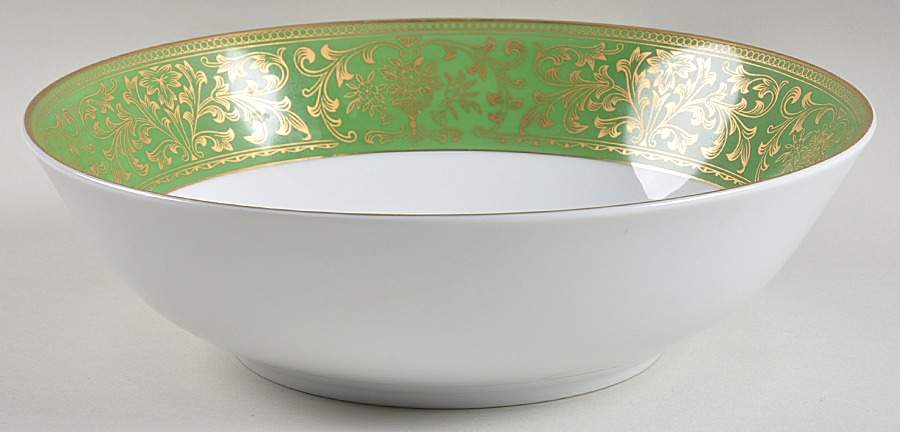 Jade Mist 9" Round Vegetable Bowl by Modern China & Table Institute-1
