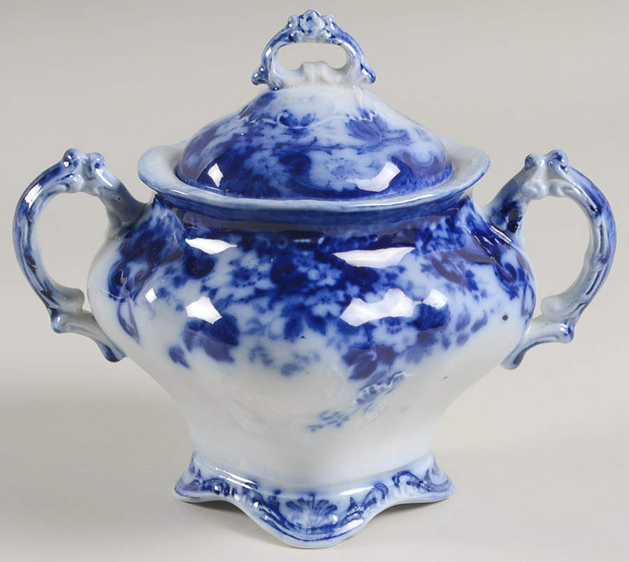 Richmond Sugar Bowl & Lid by Alfred Meakin-1