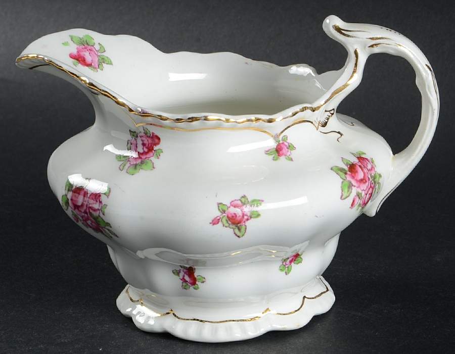 Alsager Roses Creamer by John Maddock & Sons-1