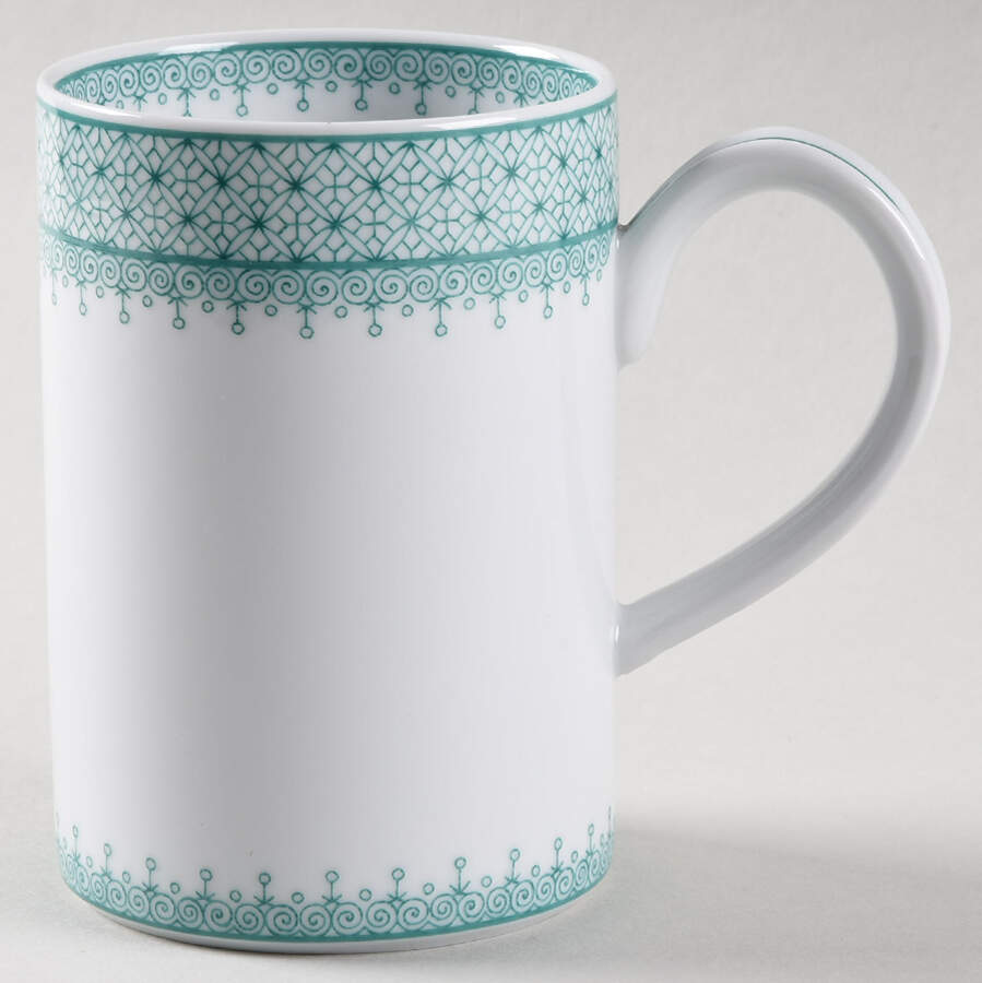 Green Lace Mug by Mottahedeh-1