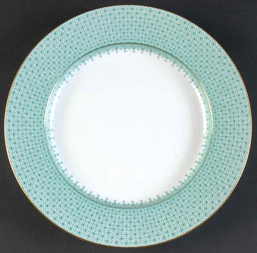 Green Lace Dinner Plate by Mottahedeh-1