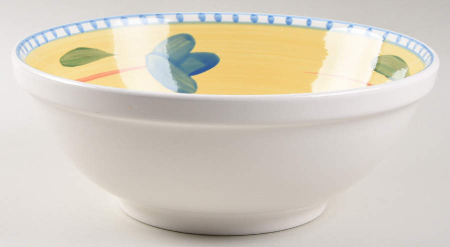 Mediterranean 10" Round Serving Bowl by Maxam (Italy-Portugal)-1