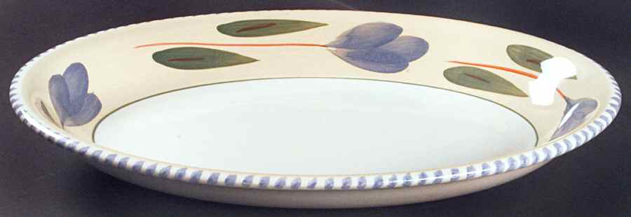 Mediterranean 15" Oval Serving Platter by Maxam (Italy-Portugal)-1