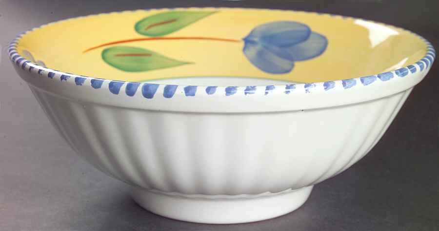 Mediterranean 9" Round Vegetable Bowl by Maxam (Italy-Portugal)-1
