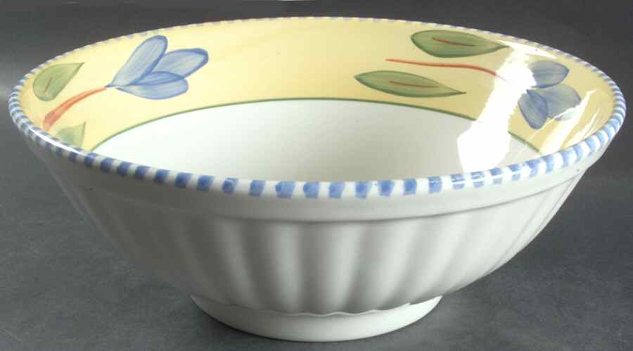 Mediterranean 12" Round Serving Bowl by Maxam (Italy-Portugal)-1