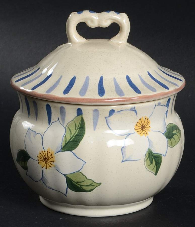 Tender Fleur Sugar Bowl & Lid by Mikasa-1