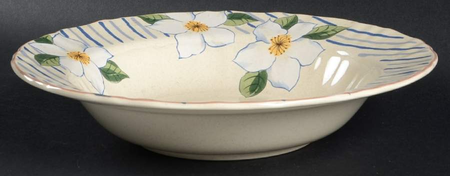 Tender Fleur 10" Round Vegetable Bowl by Mikasa-1