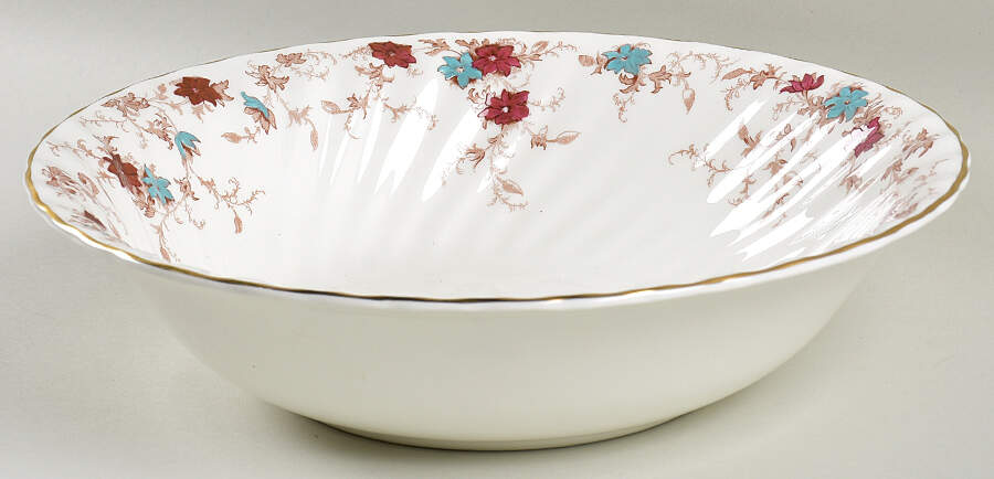 Ancestral (Wreath Backstamp) 10" Round Vegetable Bowl by Minton-1