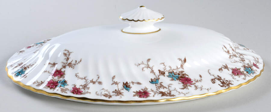 Ancestral (Wreath Backstamp) Lid for Oval Vegetable by Minton-1