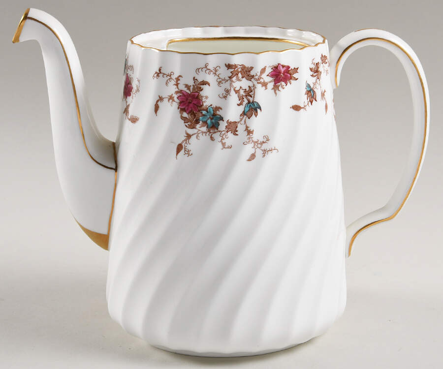 Ancestral (Wreath Backstamp) Coffee Pot No Lid by Minton-1