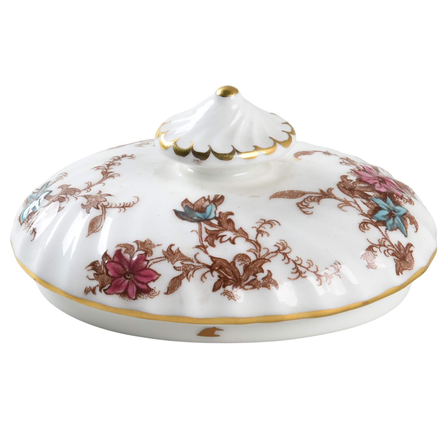Ancestral (Wreath Backstamp) Lid for Sugar Bowl by Minton-1