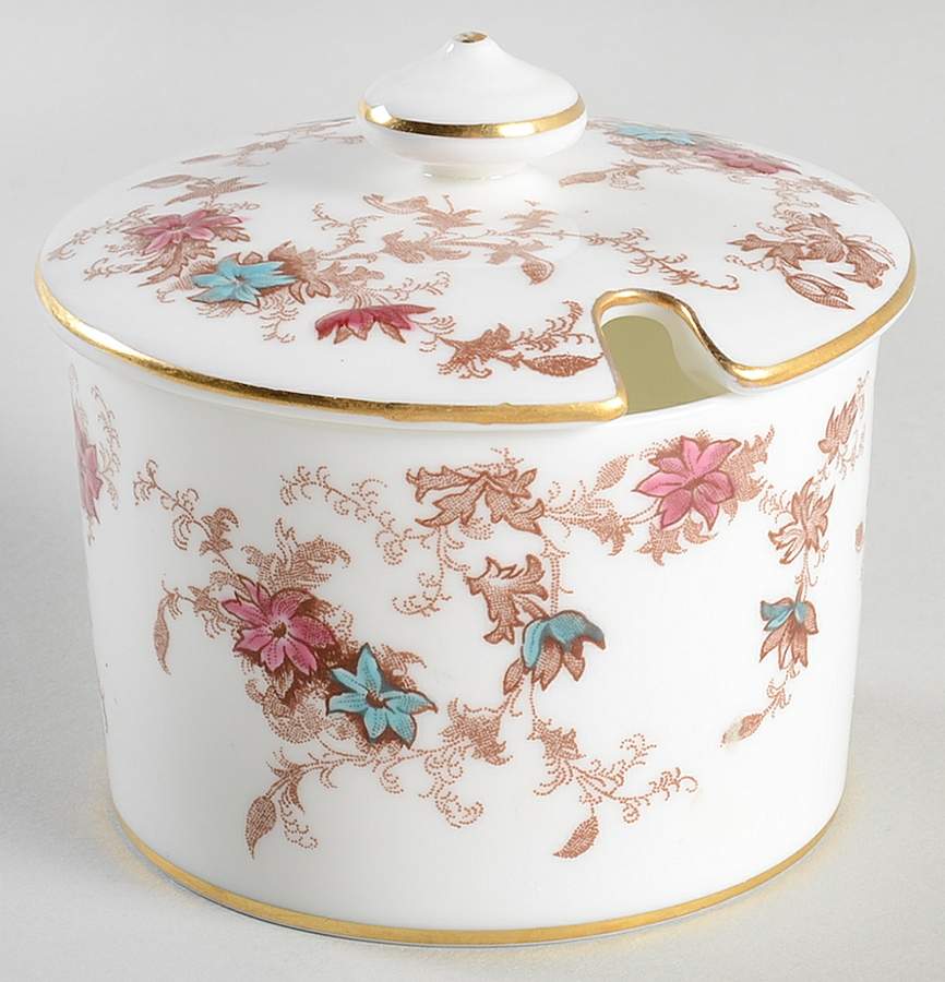 Ancestral (Wreath Backstamp) Marmalade & Lid by Minton-1