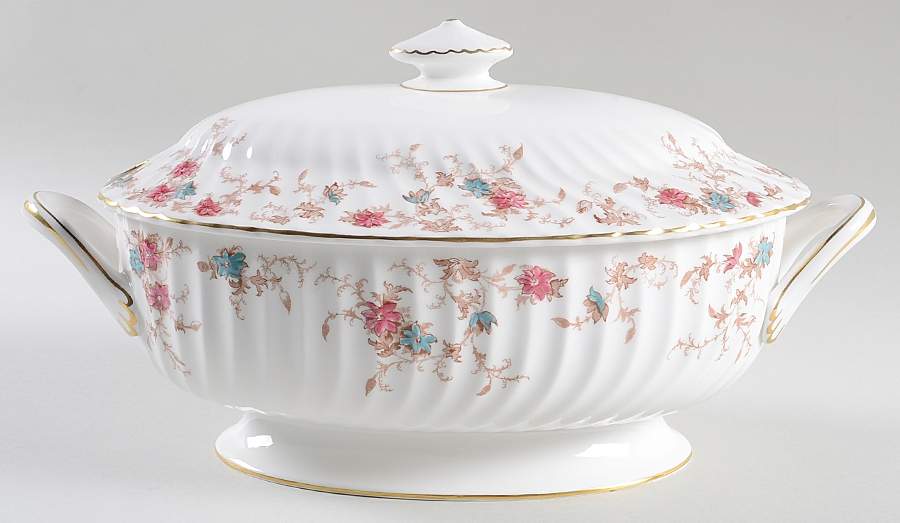Ancestral (Wreath Backstamp) Oval Tureen & Lid by Minton-1