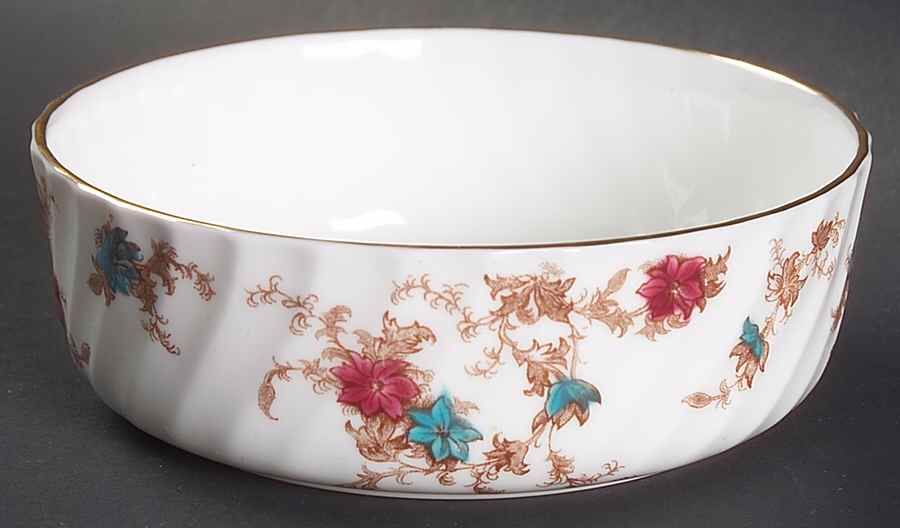 Ancestral (Wreath Backstamp) Fruit/Dessert (Sauce) Bowl by Minton-1