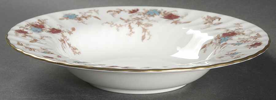 Ancestral (Wreath Backstamp) Rim Soup Bowl by Minton-1
