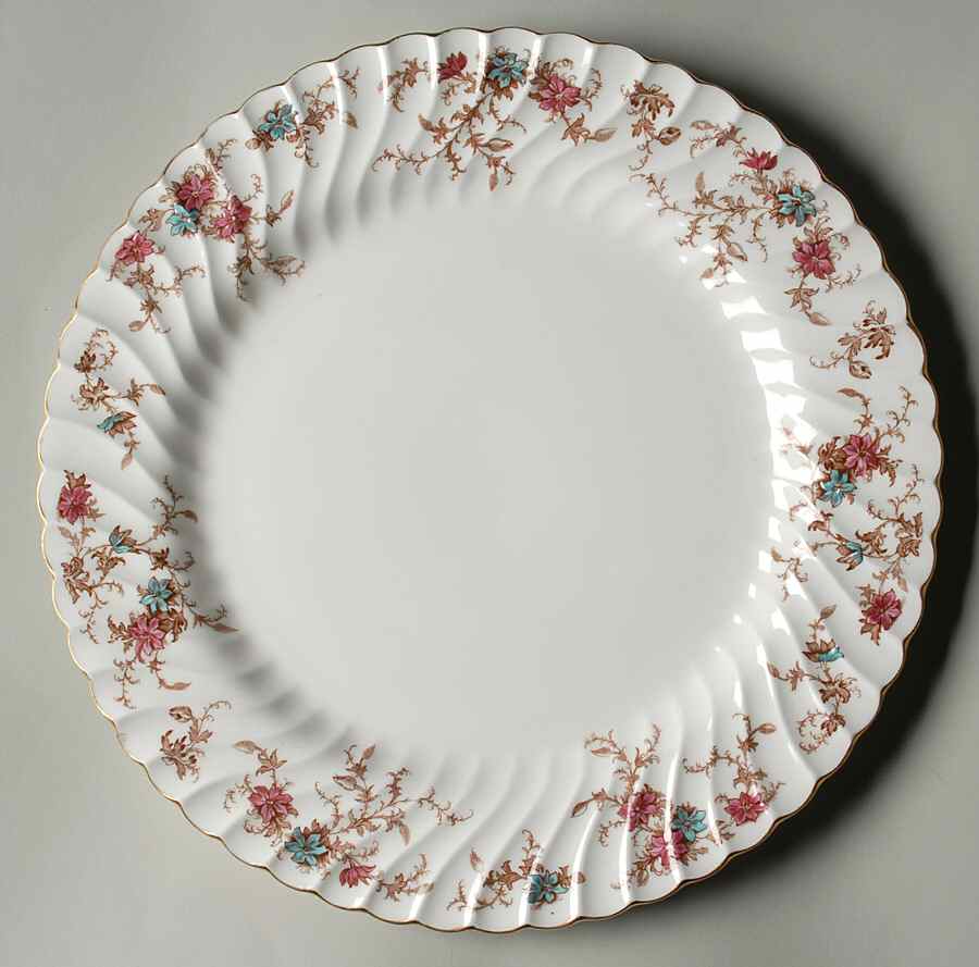 Ancestral (Wreath Backstamp) 12" Chop Plate (Round Platter) by Minton-1