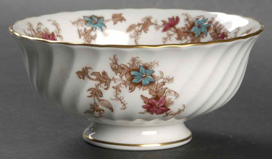 Ancestral (Wreath Backstamp) Open Sugar Bowl by Minton-1