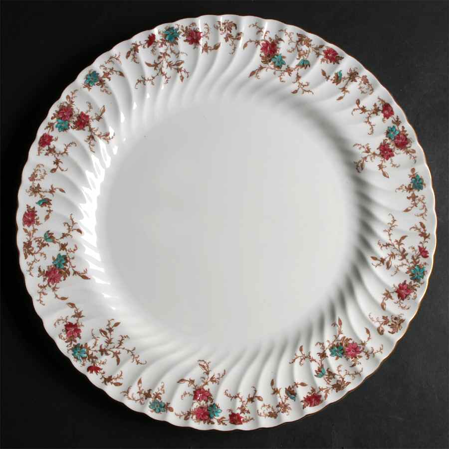 Ancestral (Wreath Backstamp) 15" Chop Plate (Round Platter) by Minton-1