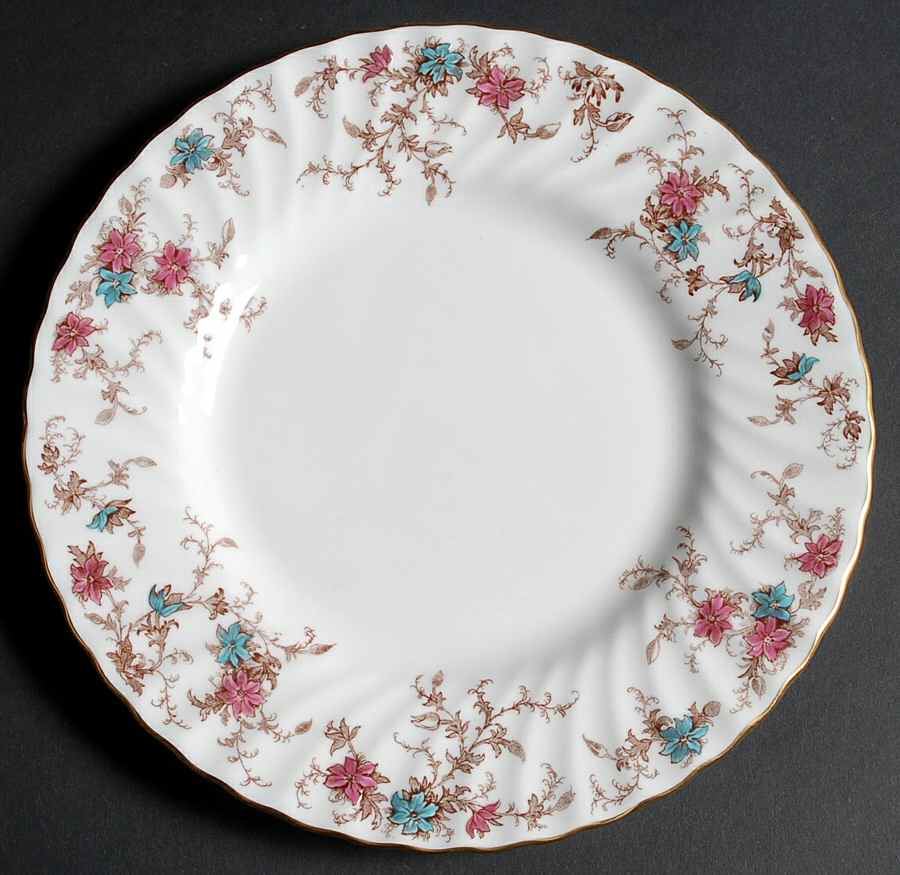 Ancestral (Wreath Backstamp) Luncheon Plate by Minton-1