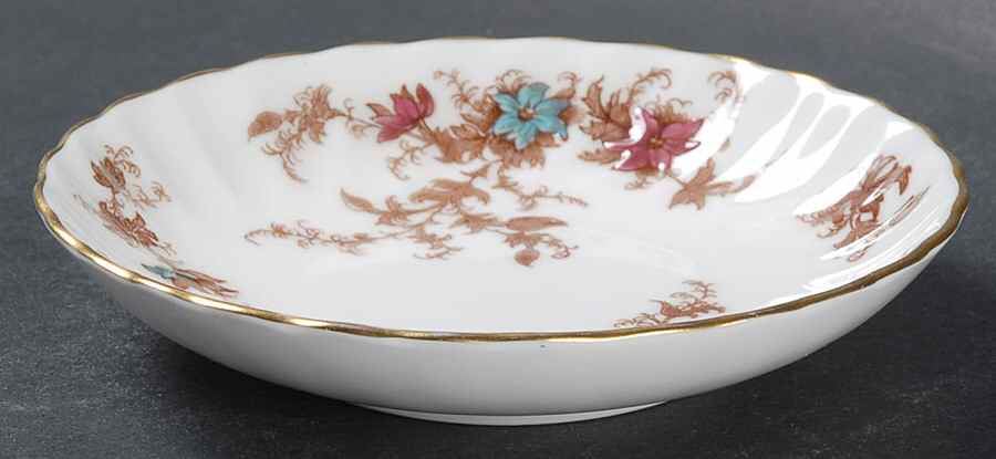 Ancestral (Wreath Backstamp) Open Jam Dish by Minton-1