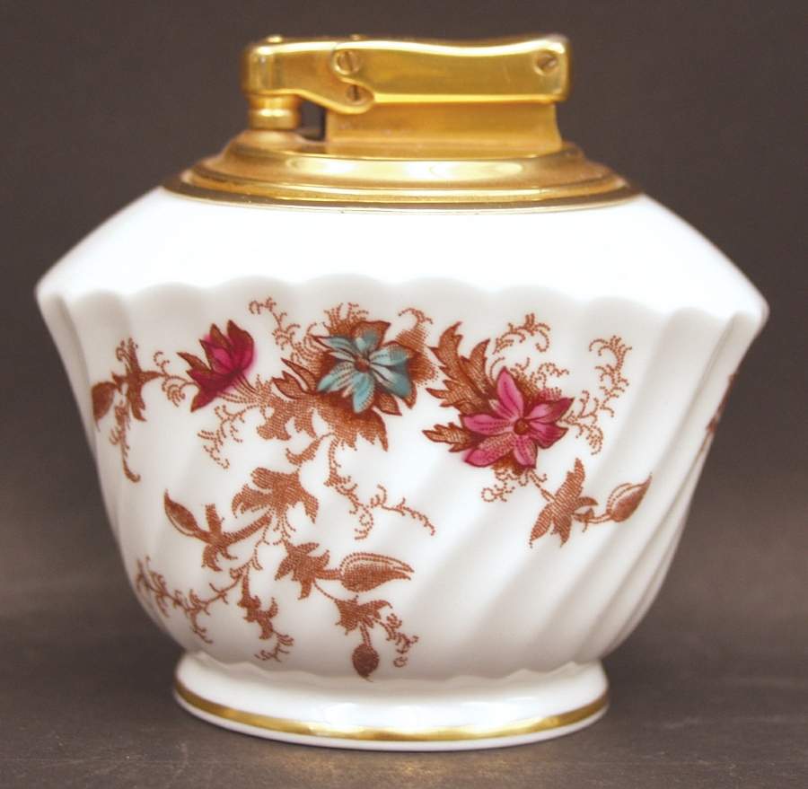 Ancestral (Wreath Backstamp) Cigarette Lighter by Minton-1