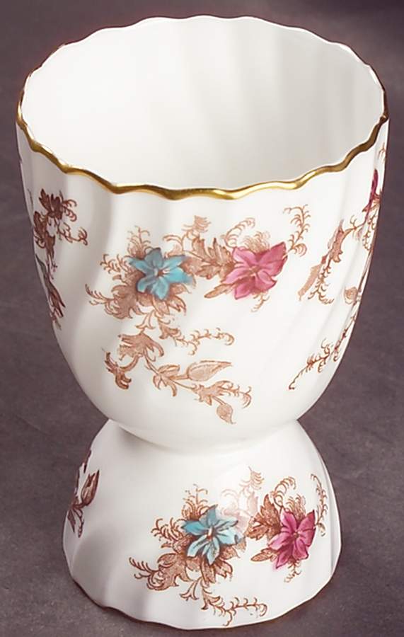 Ancestral (Wreath Backstamp) Double Egg Cup by Minton-1