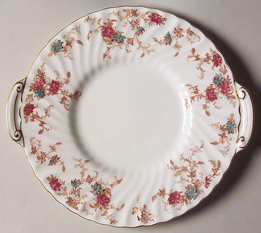 Ancestral (Wreath Backstamp) Cookie Plate by Minton-1