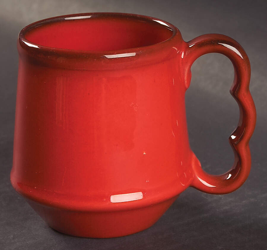Red Rooster Red Mug by Metlox - Poppytrail - Vernon-1