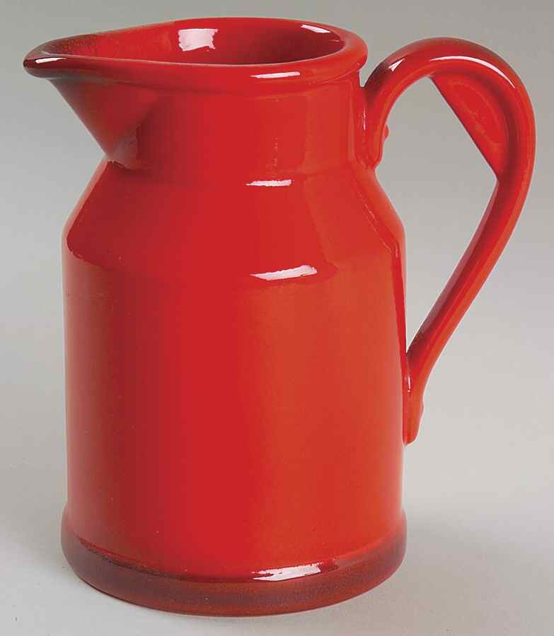 Red Rooster Red 20 Oz Pitcher by Metlox - Poppytrail - Vernon-1