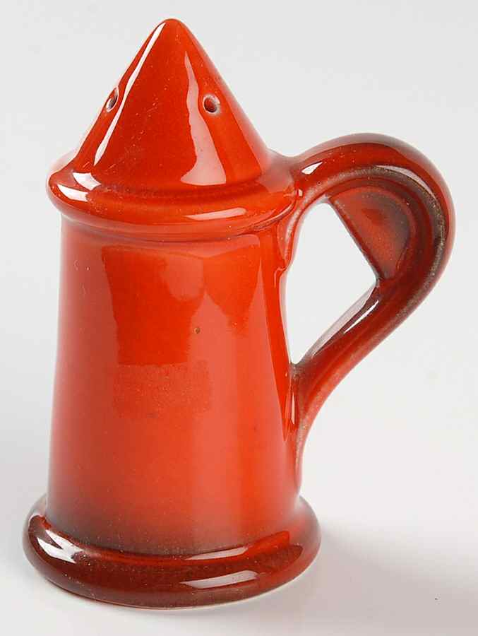 Red Rooster Red Pepper Shaker by Metlox - Poppytrail - Vernon-1