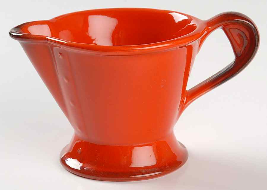 Red Rooster Red Creamer by Metlox - Poppytrail - Vernon-1