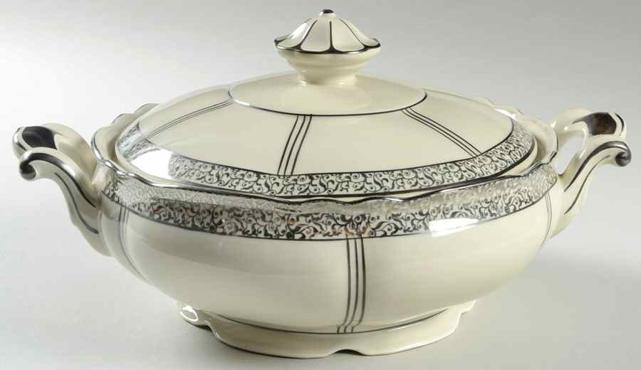 MIT46 Platinum Round Covered Vegetable by Mitterteich-1
