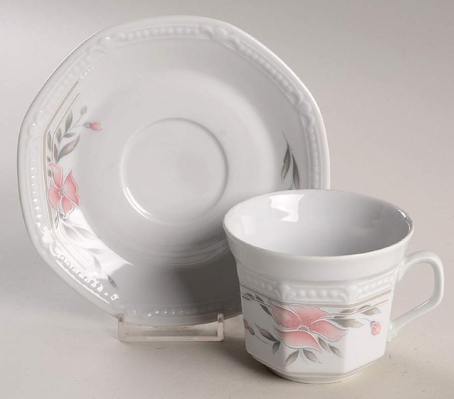 MIT71 Flat Cup & Saucer Set by Mitterteich-1