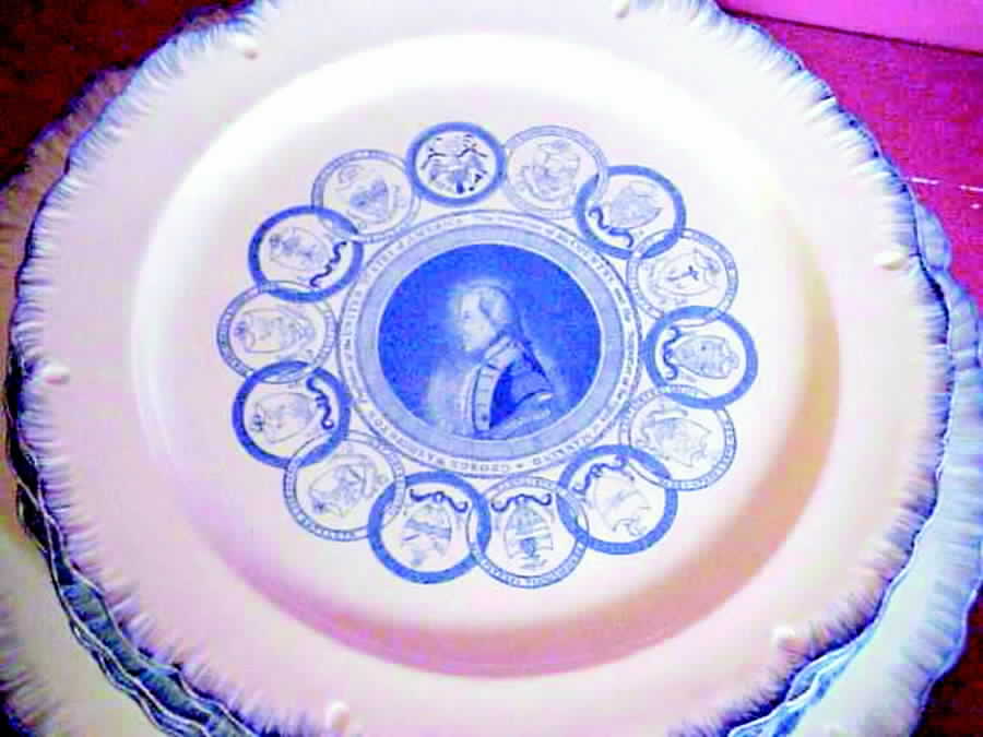 George Washington Rim Soup Bowl by Mottahedeh-1