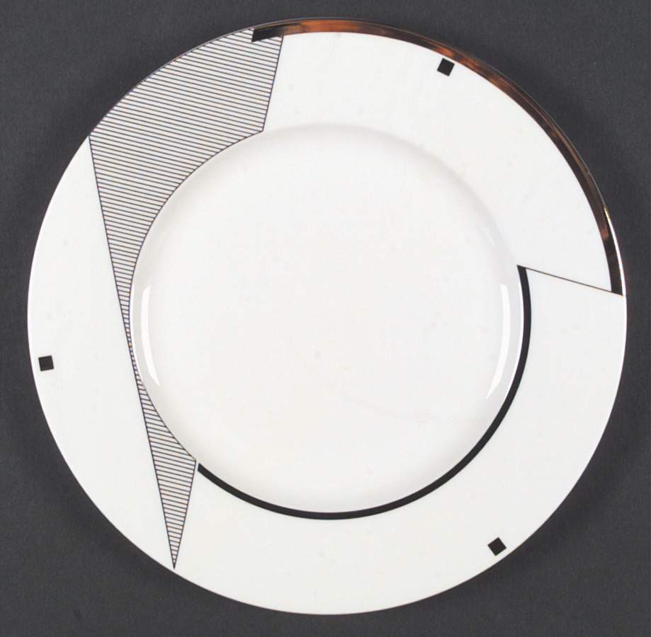 Angles Gold Dinner Plate by Mikasa-1