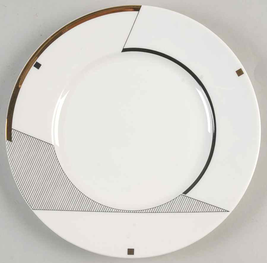 Angles Gold Salad Plate by Mikasa-1