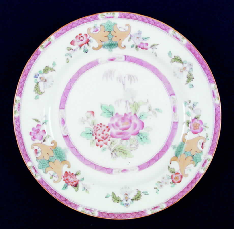 B796 Pink Dinner Plate by Minton-1