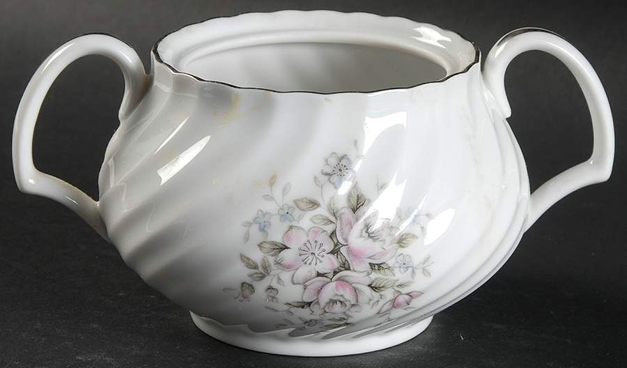 Dresden Rose Sugar Bowl No Lid by Mikasa-1