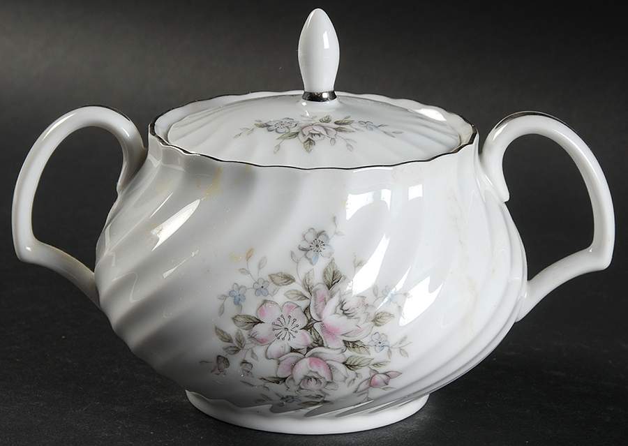 Dresden Rose Sugar Bowl & Lid by Mikasa-1