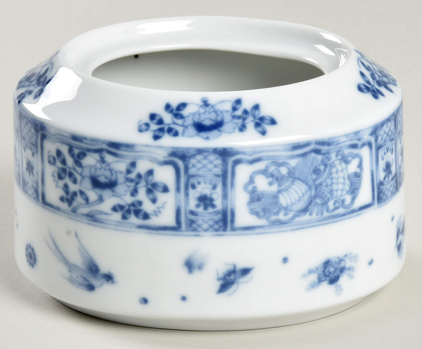 Imari Garden Sugar Bowl No Lid by Muirfield-1