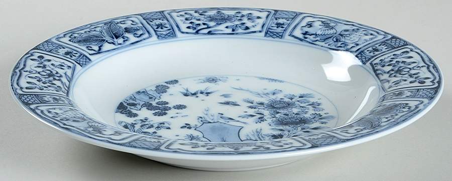 Imari Garden Large Rim Soup Bowl by Muirfield-1