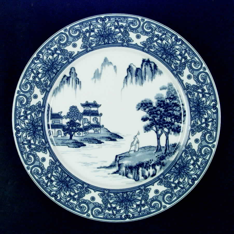 Forbidden Court Dinner Plate by Muirfield-1