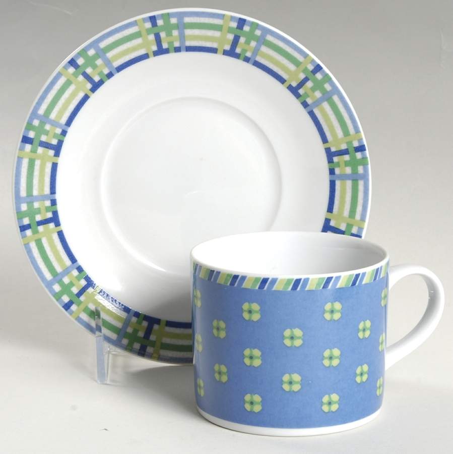 Provence Flat Cup & Saucer Set by Muirfield-1