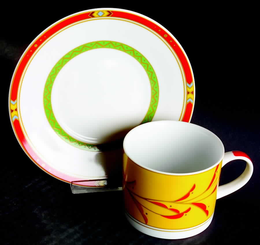 Coronet Flat Cup & Saucer Set by Muirfield-1