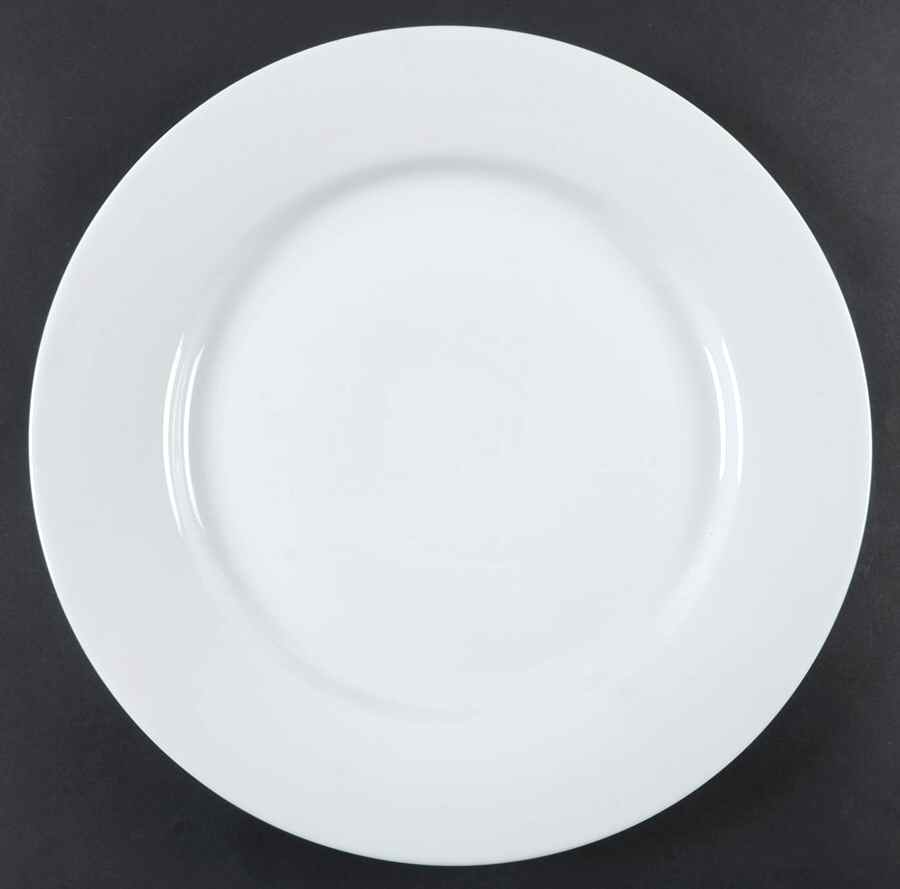 Contemporary White 12" Chop Plate (Round Platter) by Muirfield-1