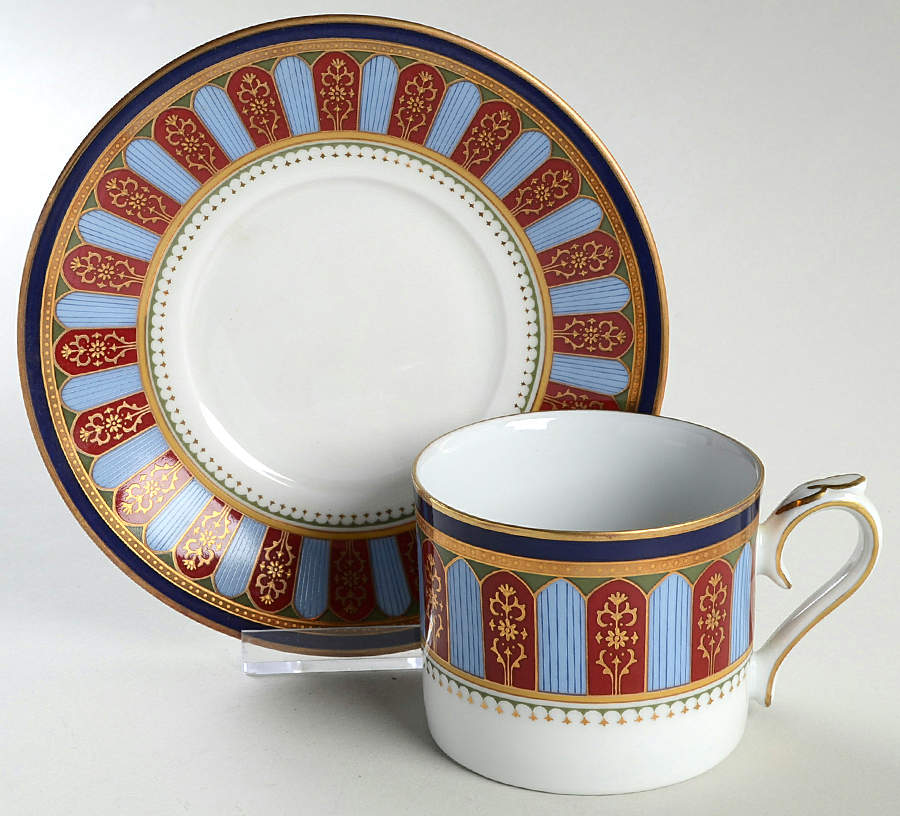 Symphony Flat Cup & Saucer Set by Muirfield-1
