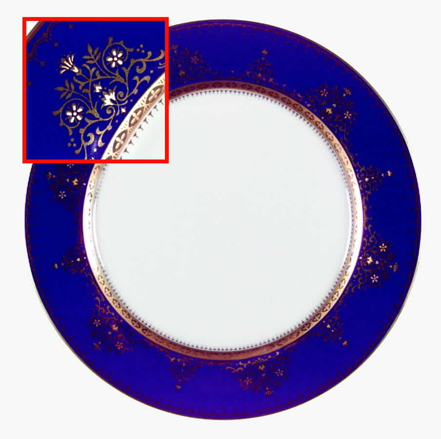 Celestial Cobalt Dinner Plate by Muirfield-1